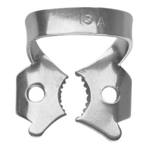 Clamp with wings for dental dam 13A