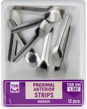 Matryce łyżeczki do odbudowy przednich zębów (op. 12 szt.) średnie (1.387) - TOR VM