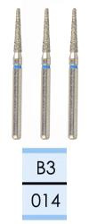 Diamond burs for FG handpiece swiss type B3 (3 pcs.)