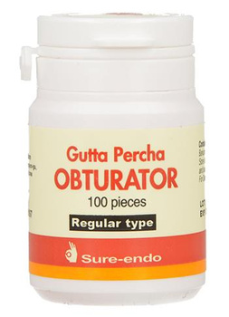 Pałeczki gutaperki Sure-Endo Gutta Percha Bar Obturator (op. 100 szt.) REGULAR