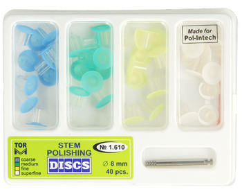 Stem discs assortment (40 pcs box) 8 mm