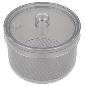 Autoclavable bur disinfection container - grey