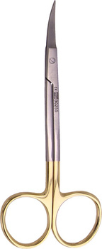 La Grange scissors with TC, double curved - 10.5 cm