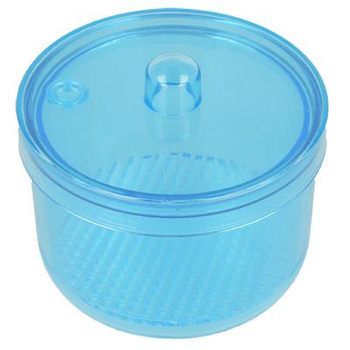 Autoclavable bur disinfection container - blue