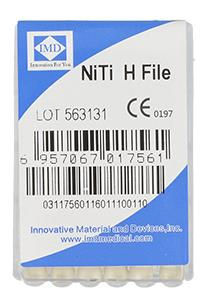 NiTi endo files (6 pcs box) length 25 mm H-File 15