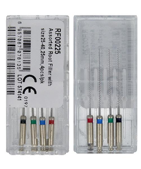 Lentulo paste carrier/root filler, 25 mm, assorted 25-40, 4 pc/pack