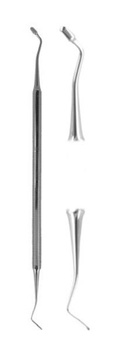 Amalgam instrument, solid-standard-handle, double-ended, ? 1.3 / 3.0 mm, 17.5 cm