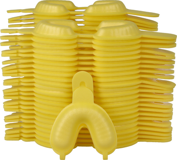 Disposable dual, interlocking flouride foram trays (50 pcs/box), size M