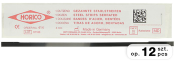 Serrated separating strip 6 mm (12 pcs.) Horico