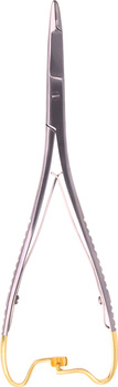 Igłotrzymacz chirurgiczny Mathieu-Olsen TC, prosty 17 cm
