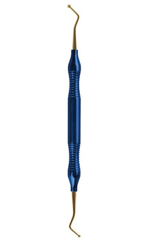 Plugger / burnisher TiN with titanium nitride coating anatomic handle UK-5