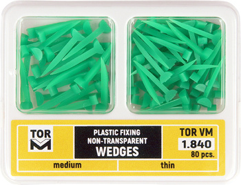 Plastic wedges (80 pcs box) - TOR VM