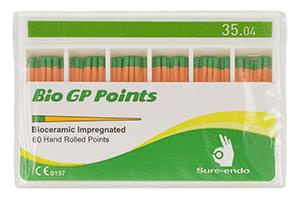 BIO Gutta percha points Sure-Endo 0.04 - 4% (60 pcs box) 35/04