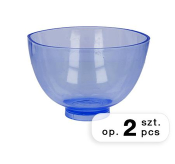 Alginate and gypsum flexible bowl 12,5cm blue (2 pcs.)