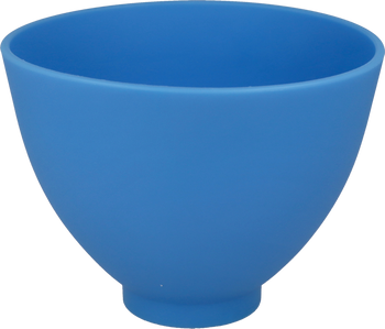 Alginate and gypsum flexible mixing bowl 15 cm - blue