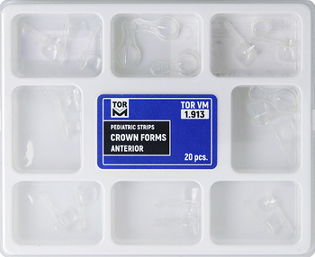 Pediatric Strips, Crown Forms, Anterior, 20 pcs. (1.913)