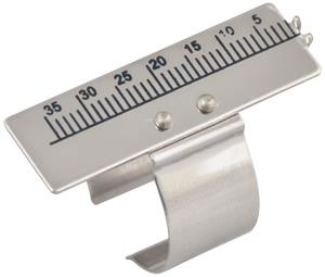 Endodontic ruler - silver