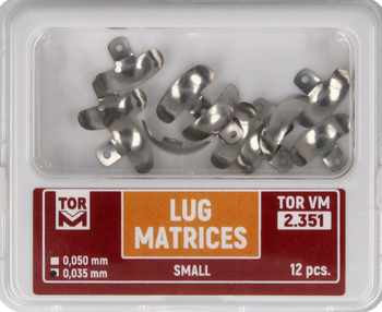 Formówki LUG z uchwytem - profilowane bez krawędzi S 4,5 mm. / 0,035 mm / 2.351 / op. 12 szt. - TOR VM