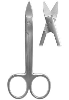 Crown scissors straight