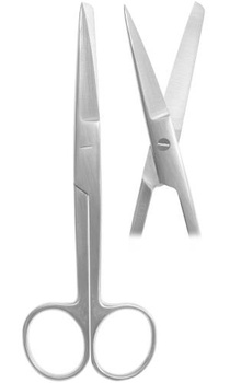 Surgical scissors 18 cm straight O/T