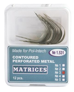 Matryce perforowane profilowane do formówek Ivory (op. 12 szt.) nr 3 (1.531) - TOR VM