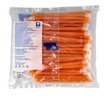 Saliva ejectors Polydent (100 pcs/bag) - orange