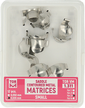Matryce siodłowe (op. 12 szt.) małe (3) - 0,035mm (1.311)