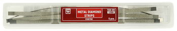 Diamond metal polishing strips with serration (5 pcs packing) - coarse (1.150) - TOR VM