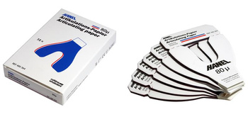 Kalka artykulacyjna U-Form HANEL czerwono-niebieska